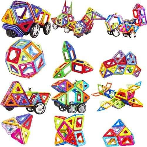 3D Magnetic Designer DIY Modeling Construction Building Blocks Single Bricks Accessory Magnet Toy Educational Toys for Kids Gift