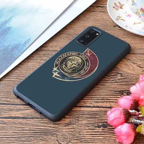 For Samsung Galaxy Cccp Yuri Gagarin 1961 V02 Print Soft Matt Phone Case