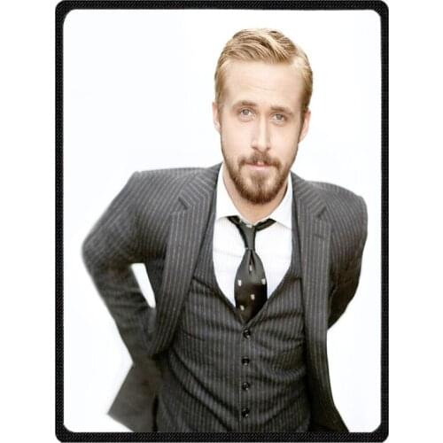 Ryan Gosling Soft Flannel Fleece Kids Travel Blanket Winter Baby Nap Warm Blankets Customized Bedspread