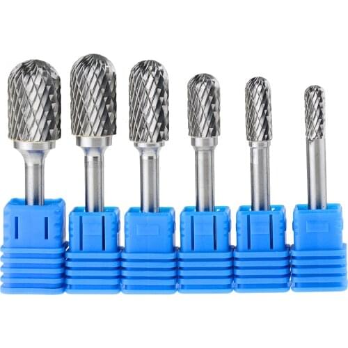 1Pcs brand new CX head tungsten carbide rotary file tip burr grinder abrasive milling cutter engraving drill tool