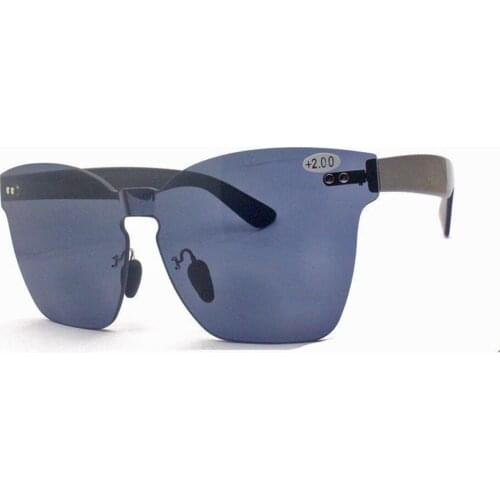 Men Women Fashion Oversized Ultralight UV Protection See Near and Far Bifocal Reading Sunglasses +1 +1.5 +2 +2.5 +3 +3.5