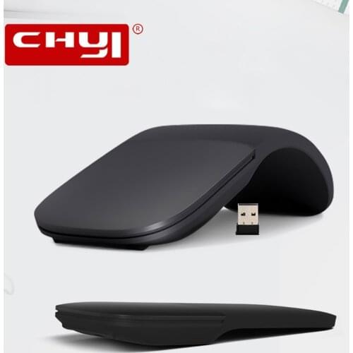 Wireless Folding Mouse USB 1600DPI Optical Computer Mause Ultra Thin Touch Mice Foldable Ergonomic Silent Gamer Mice For Laptop