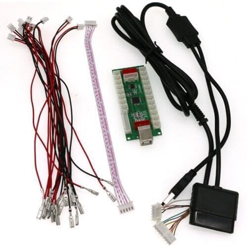 PC - PS2 - PS3 3 In 1 USB To Jamma Arcade Game Controller PCB Board Zero Delay Encoder For SANWA Joystick Push Button