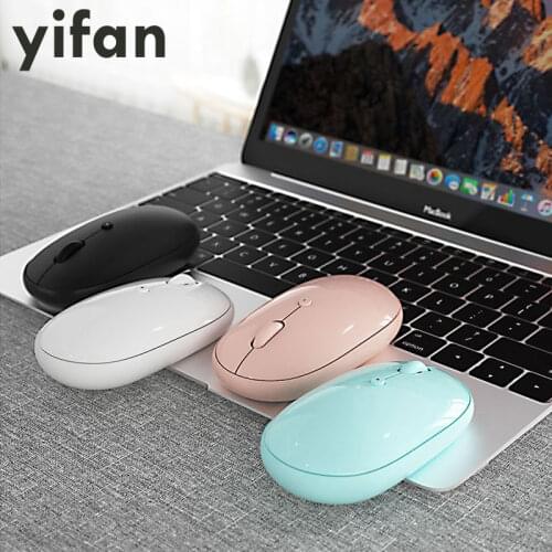 B.O.W Pebble Wireless Mouse Bluetooth, Silent Slim Computer Mouse with Quiet Click for Laptop/Notebook/PC/Mac