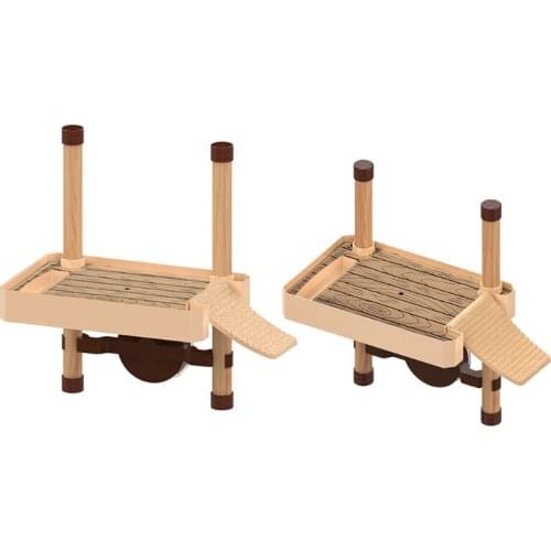 Turtle Pier Floating Basking Reptile Ramp Platform Terrace Brazilian Tortoise Climbing Island Amphibian Floating Island