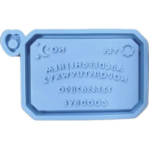 Hanging Listed Plate Pendant Casting Silicone Mould DIY Crafts Decorations Making Tool Epoxy Resin Mold