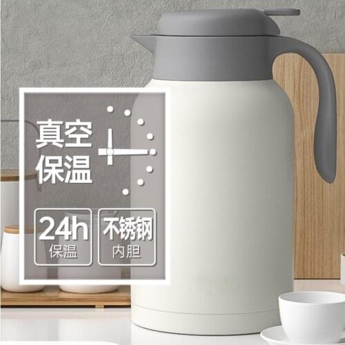 Portable Thermal Insulation Pot Nordic Large Capacity Insulation Pot Stainless Steel Thermos Gourde Isotherme Home Items BC50BW