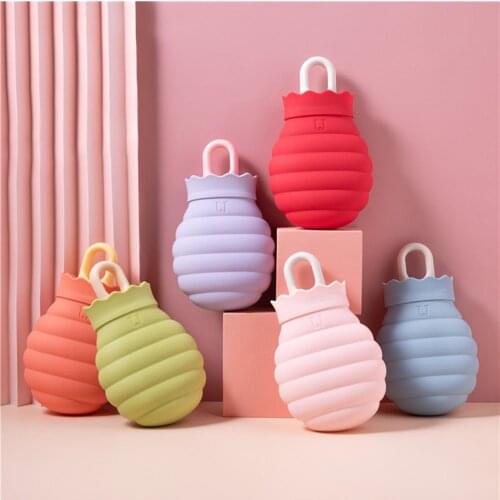 Practical Convenient Durable Stylish Hot Water Bag Honey Pot Shape Microwaveable Silicone Hands Warmer Pouch for Winter