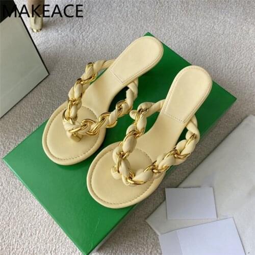 Yellow Flip Flops Summer Beach Shoes Women Candy Color Mules Casual Slides Woman Comfortable Heel Slippers Women Designer Shoes