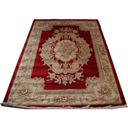 Modern carpet Hand Made French Design Rug Handwoven Table Decor Rectangle Carpet Antique Vintagecarpet 3d carpet