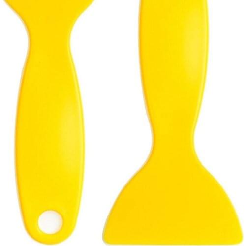 Vinyl Film Wrap Yellow Plastic Foils Cleaner Scraper Air Bubble Remover Stickers Install Tools Car Auto Styling Squeegee
