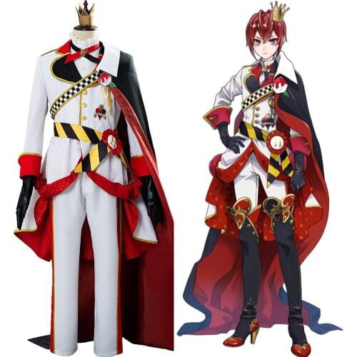 Twisted Wonderland Riddle Rosehearts Cosplay Costume Outfit Uniform Halloween Carnival Costumes For Adult Custom Made