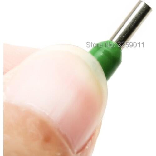 1000PCS E2510 2.5mm Electrical Crimp Terminal Block Tubular Wire Connector Cable Cord End Bootlace Ferrule Terminal EV2510 AWG14