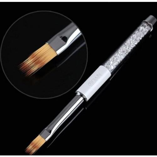2pcs Manicure Tools Wholesale Nail Brush Serrated Powder Rod White Crystal Manicure Pen Special Shape Written