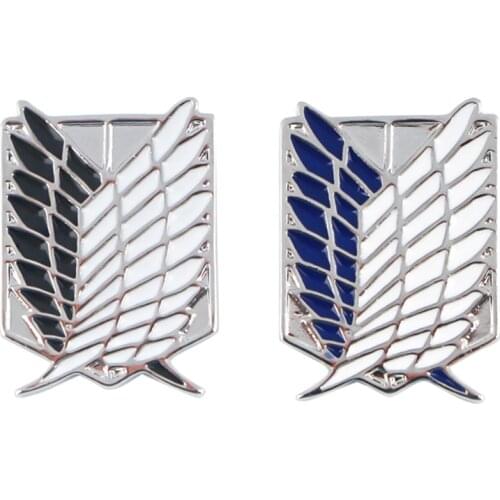 PF226 Dongmanli Anime Jiyuu no Tsubasa Enamel Pins Badge Brooch Backpack Bag Collar Lapel Pin Decoration Gifts for Friends Kids