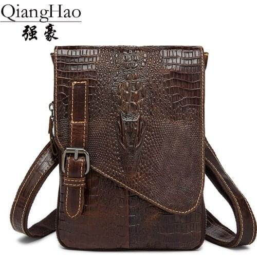 Маленькие мужские сумки QIANGHAO China At AliExpress
