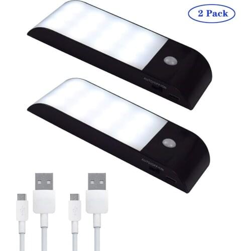 LED Motion PIR Sensor Light Cupboard Wardrobe Bed Lamp 12 LEDs Under Cabinet Night Light For Closet Stairs Kitchen Night Light