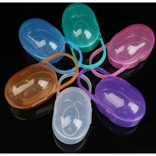 1Pc Baby Pacifier Box Soother Container Holder Infant Storage Box Travel Storage Case Safe Holder Pacifier PP Dummy Box