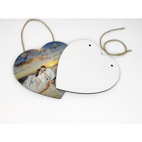 10pcs/lot MDF Sublimation Blank Door Hanger Decal For Dye Sublimation Printing Transfer DIY Craft