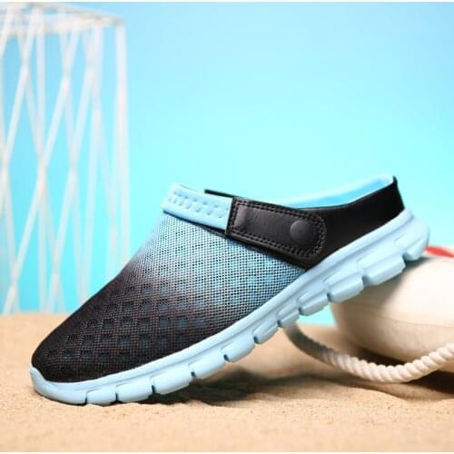 2020 Summer Fashion Women Flip Flops Mesh Fabric Light Breathable Slides Women Sandals Female Flat Slippers Feminino Zapatos