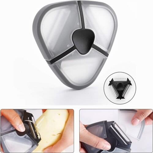 3 in 1 Multi-Function Peeler Stainless Steel Fruit and Vegetable Grater Peeler Potato Cucumber Peeling Tools Kitchen Supplies