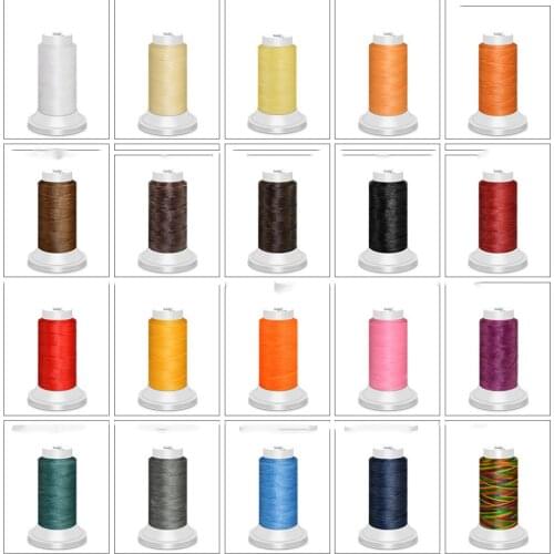 50m/lot 20 Color Waxed Polyester Thread Cord 0.8mm Necklace Rope String for Jewelry Making DIY Bracelet Supplies