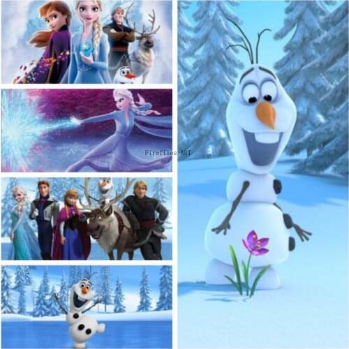 Diamond Painting Disney Full Dril Custom Diamond Embroidery Painting Cube Decorate Frozen Home Decor Gifts Cross Stitch Kits