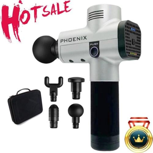 High Frequency Massage Gun Muscle Relax Body Relaxation Electric Massager With Portable Bag Therapy Gun For Fitness