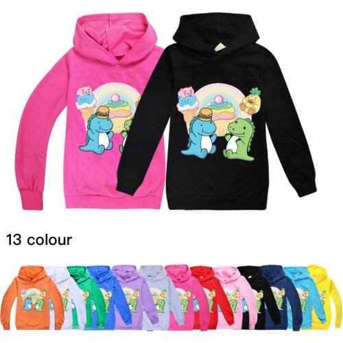 Boys Graphic Tee Hoodies Georgie Kids Moriah Elizabeth Cartoon Long Sleeve Clothes Toddler Girl Fall Clothes 2021 Autumn T Shirt