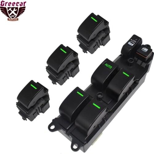 Electric Power Window Control Master Switch ABS With Light Green Color 18 Pins For Toyota Corolla Vios 2004-2010 2011 2012 2013