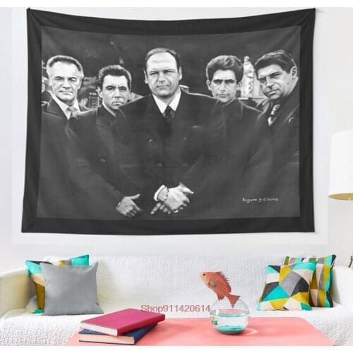 Sopranos tapestry Art Tapestry Ins Tapestry Household Bedside Decoration Cloth Hanging Tapiz
