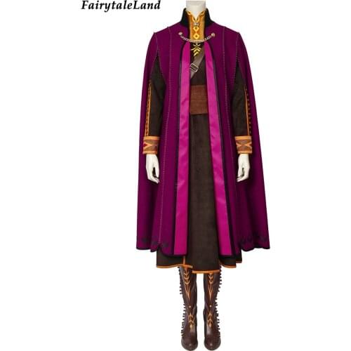 Halloween Cartoon Snow Grow Princess Costume Carnival Outfits Cosplay Queen Dress Winter Coat With Boots