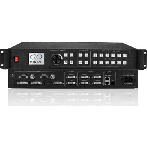 Kystar U4 Four Windows led Processor input DVIx2 VGAx2 HDMI CVBSx2 SDI output DVIX4 Audio SDI-LOOP DVI-monitor 4096x1536 PIXELS