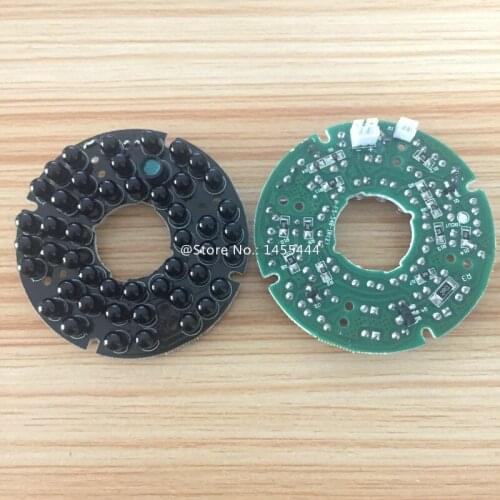 Lihmsek 940nm Invisible light no red exposure LED board 48pcs IR LEDs 90 degree light board for IR Infrared Illuminator Camera