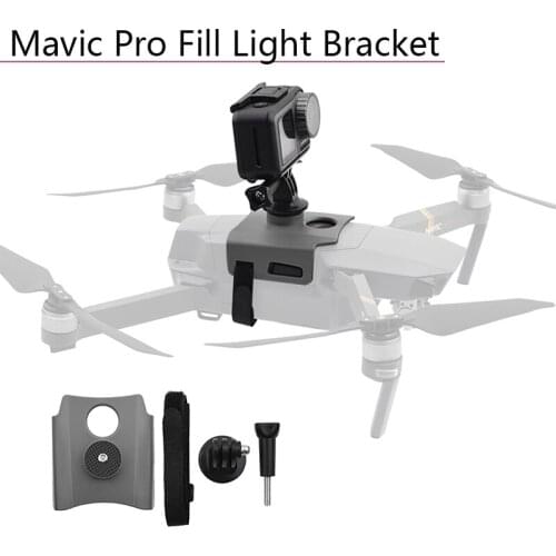 Camera Fill Light Mounting Bracket for DJI MAVIC PRO Holder Mount Expansion Drone Accessory for DJI OSMO Action Gopro 9 8 7 6
