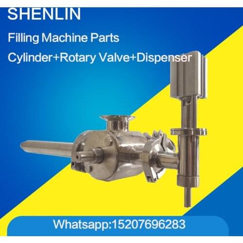 Filling machine main part filling head and rotary valve and cylinder SS304 Pneumatic filling part