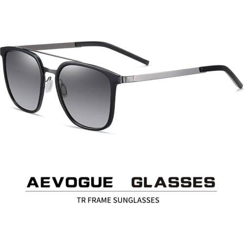 2020 new square frame polarized sunglasses, metal fashion sunglasses, street style Korean mens large frame sunglasses AE0931