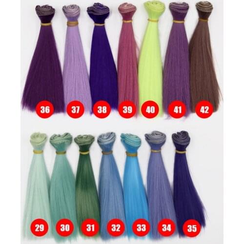 Msiredoll bjd wig 15*100CM or 20*100CM or 25*100CM doll hair for diy straight hair doll hair bjd wig diy Free shipping