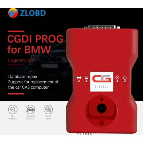 CGDI forBMW Auto key programmer+ eight pin exempt disassembly Adapter & CGDI BMW all 17 functions free open