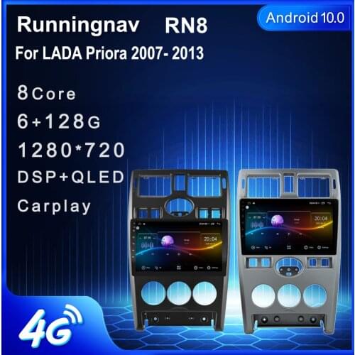 Runningnav For LADA Priora 2007- 2013 Android Car Radio Multimedia Video Player Navigation GPS