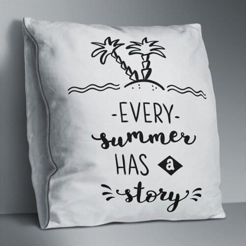 Vintage Letter Double Side Print Cushion Cover Polyester Decorative for Sofa Seat Soft Throw Pillow Case Cover 45x45cm