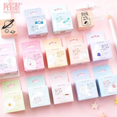 Vintage Salt Soda Series Coffee Plants Stamp DIY Wooden Rubber Stamps for Scrapbooking Stationery Scrapbooking Standard Stamp