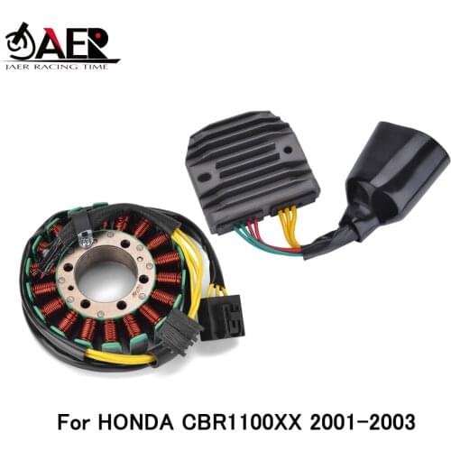 High Quality Voltage Regulator Rectifier + Stator Coil for Honda CBR1100XX 2001 2002 2003