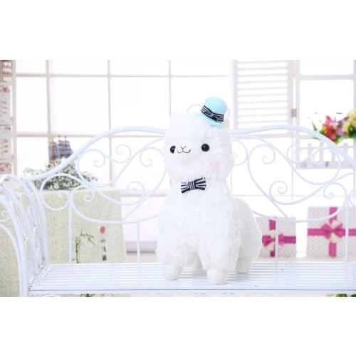35cm/45cm Japanese Alpacasso Soft Toys Doll Giant Stuffed Animals Lama Toy 3 Colors Kawaii Alpaca Plush Kids Christmas Gift