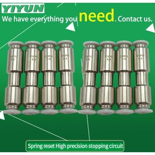 YIYUN Quick insert pneumatic one-way valve pneumatic element CVPU-4 CVPU-6 CVPU-8 CVPU-10 CVPU-12 CVPU series