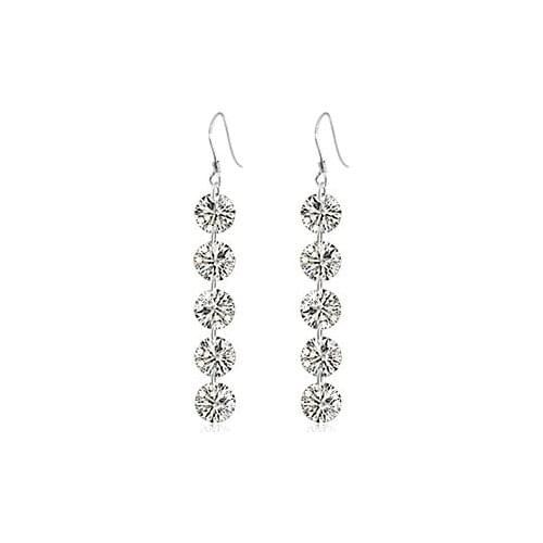925 Sterling Silver Cubic zirconia Earrings For Women Fashion Jewelry sterling-silver-jewelry pendientes drop earrings