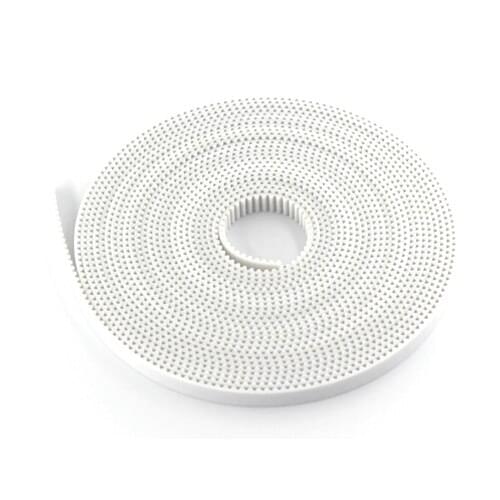 1Meter White 3M/S3M Type 20mm Width 2GT PU Transmission Timing Belt With Steel Metal Core For 3D Printer
