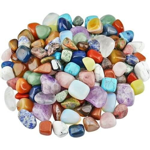 10PCS 50g Natural Mixed Quartz Crystal Mini Rock Mineral Specimen Home Decor Colorful For Aquarium Healing Stone