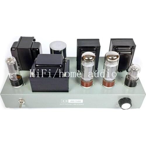 6n9p push el34b single-ended Class A tube power amplifier, output power 8W × 2, Input sensitivity 600mV-2V, stereo input