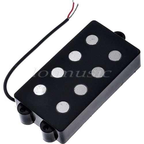 Belcat Humbucker Pickup For 4 String Electric Bass Guitar Parts Ferrite Black